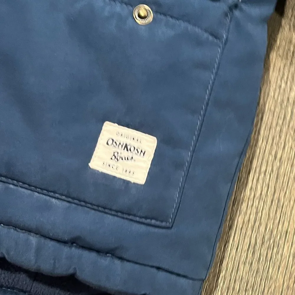 OshKosh B'gosh Navy Blue Field Chore Jacket Size 5